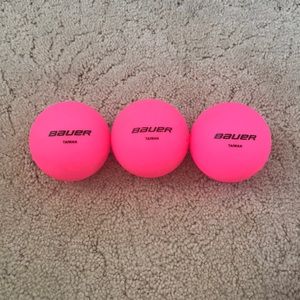 SET OF 3 Field hockey Bauer balls